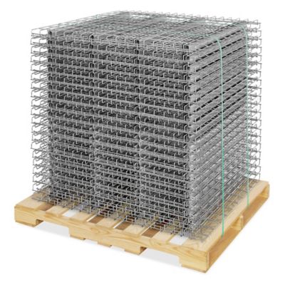 Heavy-Duty Pallet Rack Wire Decking Skid Lot - 46" Wide, 42" Deep H-10518S
