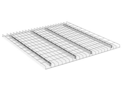 Treillis en fil de métal pour rayonnage à palettes robuste – 46 po de largeur, 48 po de profondeur