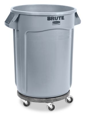 Rubbermaid 264000BK Brute Trash Can Round Dolly - 250 lb Capacity