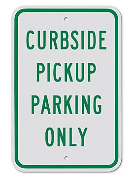 "Curbside Pickup Parking Only" Sign - 12 x 18"