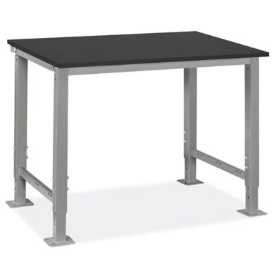 Lab Workbench without Bottom Shelf - 48 x 30", Phenolic Top H-10527