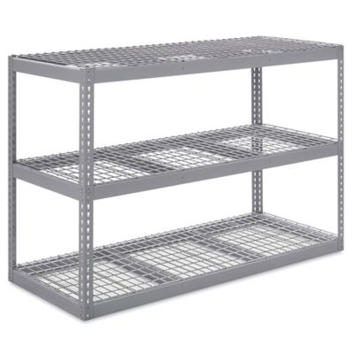 Wide Span Storage Rack - Wire Decking, 72 x 30 x 48" H-10534