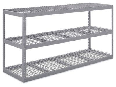 Wide Span Storage Rack - Wire Decking, 96 x 30 x 48 H-10535 - Uline