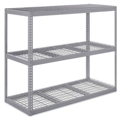 Wide Span Storage Rack - Wire Decking, 72 x 30 x 60" H-10537