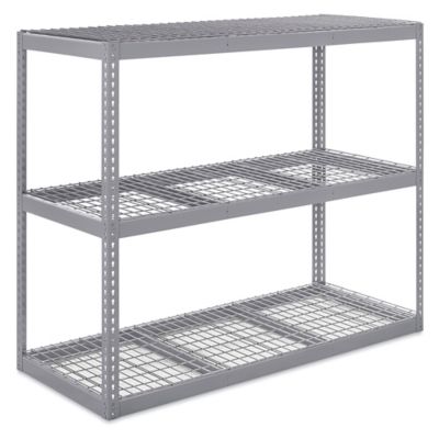 Wide Span Storage Rack - Wire Decking, 72 x 24 x 60 H-3231 - Uline