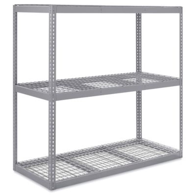Wide Span Storage Rack - Wire Decking, 72 x 30 x 72" H-10540