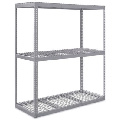 Wide Span Storage Rack - Wire Decking, 72 x 30 x 84" H-10543