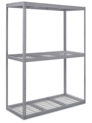 Wide Span Storage Rack - Wire Decking, 72 x 30 x 96" H-10546