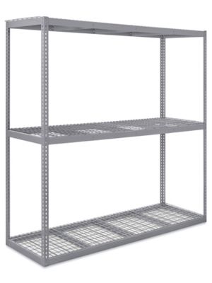 Wide Span Storage Rack - Wire Decking, 96 x 30 x 96" H-10547