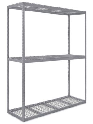 Wide Span Storage Rack - Wire Decking, 96 x 30 x 120" H-10550