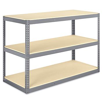 Wide Span Storage Rack - Particle Board, 72 x 30 x 48" H-10564