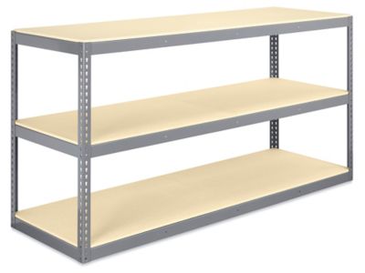 Wide Span Storage Rack - Particle Board, 96 x 30 x 48" H-10565