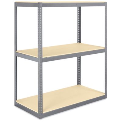 Wide Span Storage Rack - Particle Board, 60 x 24 x 72 H-1526 - Uline