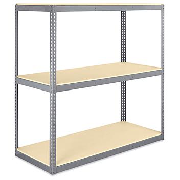 Wide Span Storage Rack - Particle Board, 72 x 30 x 72" H-10569