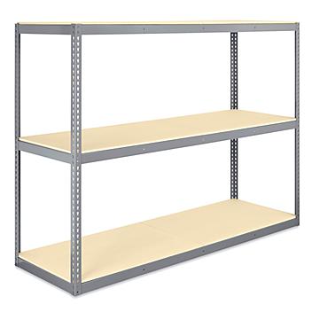 Wide Span Storage Rack - Particle Board, 96 x 30 x 72" H-10570