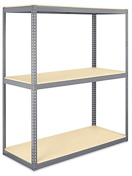 Wide Span Storage Rack - Particle Board, 72 x 30 x 84" H-10572