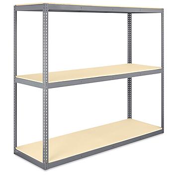 Wide Span Storage Rack - Particle Board, 96 x 30 x 84" H-10573