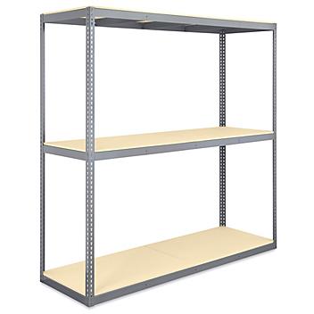 Wide Span Storage Rack - Particle Board, 96 x 30 x 96" H-10576