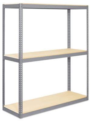 Wide Span Storage Rack - Particle Board, 72 x 24 x 72