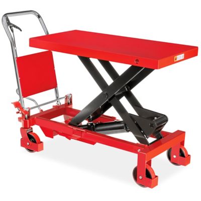 Uline Manual Lift Table - Standard, 40 x 20", 2,200 lb H-10622