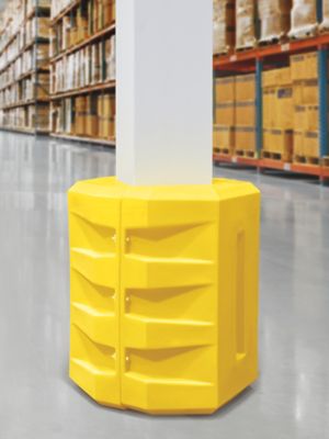 Column Protector - 14" Square, Yellow Jumbo H-10635