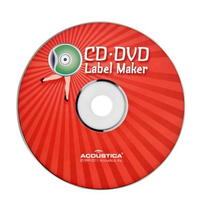 auge Salón Citar CD/DVD Label Software H-1070 - Uline