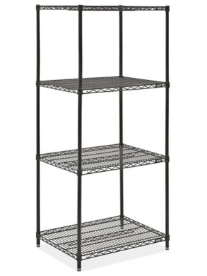 Black Wire Shelving Unit - 30 x 24 x 72" H-10710-72