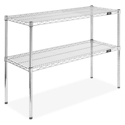 Cantilever Wire Shelves: Stainless Steel, Eagle, EA-CS-S - Cleanroom World