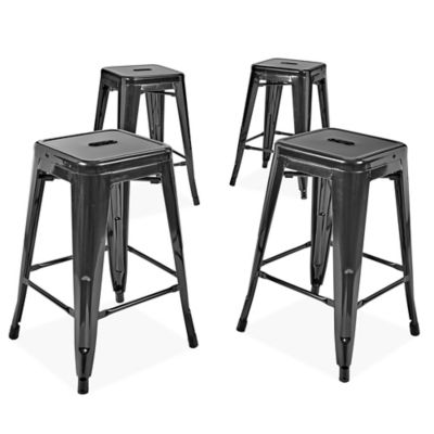 Industrial Metal Stool 24