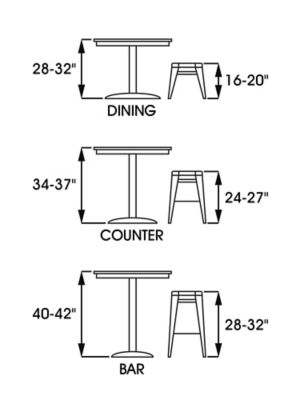 Industrial Metal Stool - Counter Height, 24
