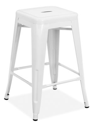 Metal discount white stools