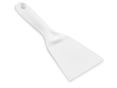 16-inch White Rubber Scraper with Plastic Handle – Omcan