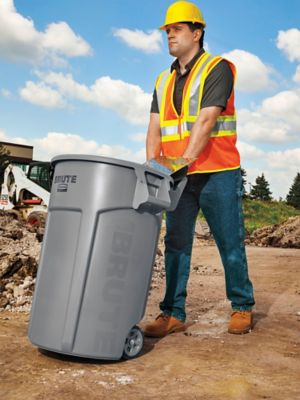 Rubbermaid Commercial's Ergonomic Wheeled Brute Container - Core77