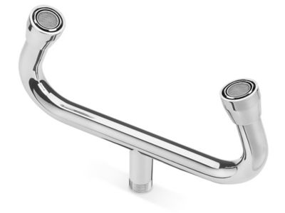 Twin Spray Heads for Uline Stainless Steel Emergency Shower/Eyewash Station H-10735-ESS