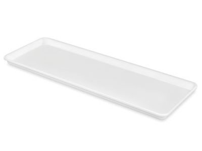 Frcolor 1pc Sterilized Square Plate Storage Plate Practical Enamel Tray Square Plate, Size: 31.00