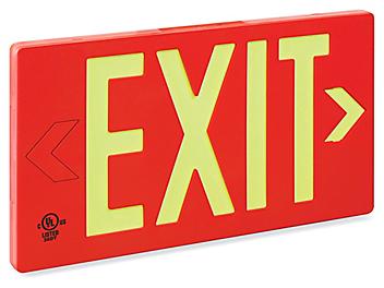 Glo Brite<sup>&reg;</sup> Exit Sign - 50' Viewing Distance, Double Sided