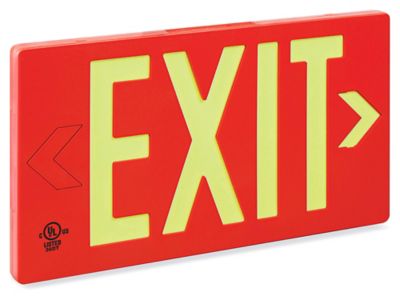  Glo Brite<sup>&reg;</sup> Exit Sign - 100' Viewing Distance, Double Sided