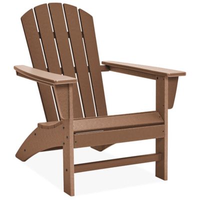 Polywood&amp;reg; Adirondack Chair - Brown