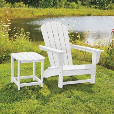 Polywoodᴹᴰ – Chaise Adirondack – Blanc H-10778W Uline