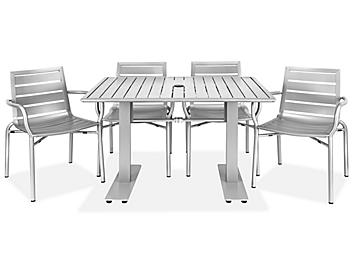 Bayshore Patio Table and 4 Arm Chairs H-10780