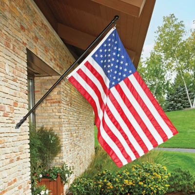 Wall Mount American Flag H-10834