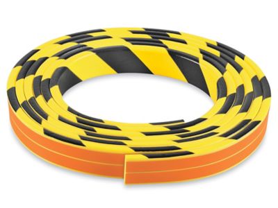 Foam Bumper Guard - Type A, Corner Guard, Yellow/Black H-4951Y - Uline