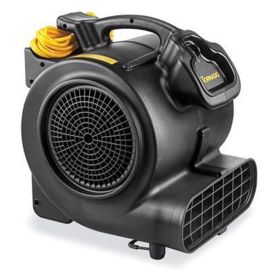 VEVOR Floor Blower, 1/2 HP, 2600 CFM Air Mover for Drying and Cooling,  Portable Carpet Dryer Fan with 4 Blowing Angles and Time Function, for