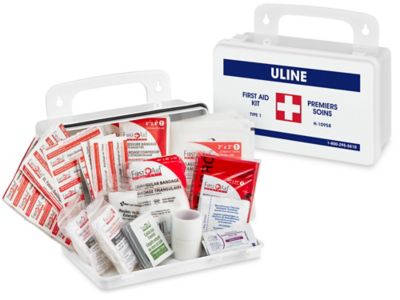 Uline Compliant First Aid Kit - Type 1, 1 Person H-10958