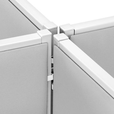 かおんぐ HON® Fabric Partition Connectors - Corner H-10963 - ULINE