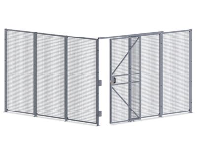  Wire Security Room with Sliding Door - 12 x 12 x 8'