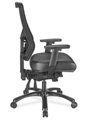 24 / 7 Mesh Chair - Standard, Vinyl H-11058BL - ULINE