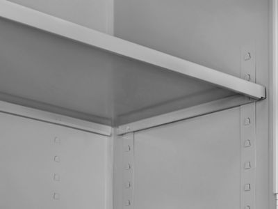 Janitorial Cabinet - 36 x 18 x 64, Black H-10658BL - Uline