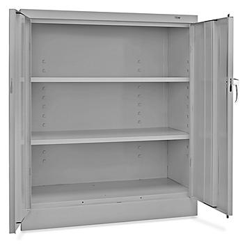 Counter High Storage Cabinet - 36 x 18 x 42", Unassembled, Gray H-1106GR