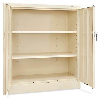 Counter High Storage Cabinet - 36 x 18 x 42", Unassembled, Tan H-1106T
